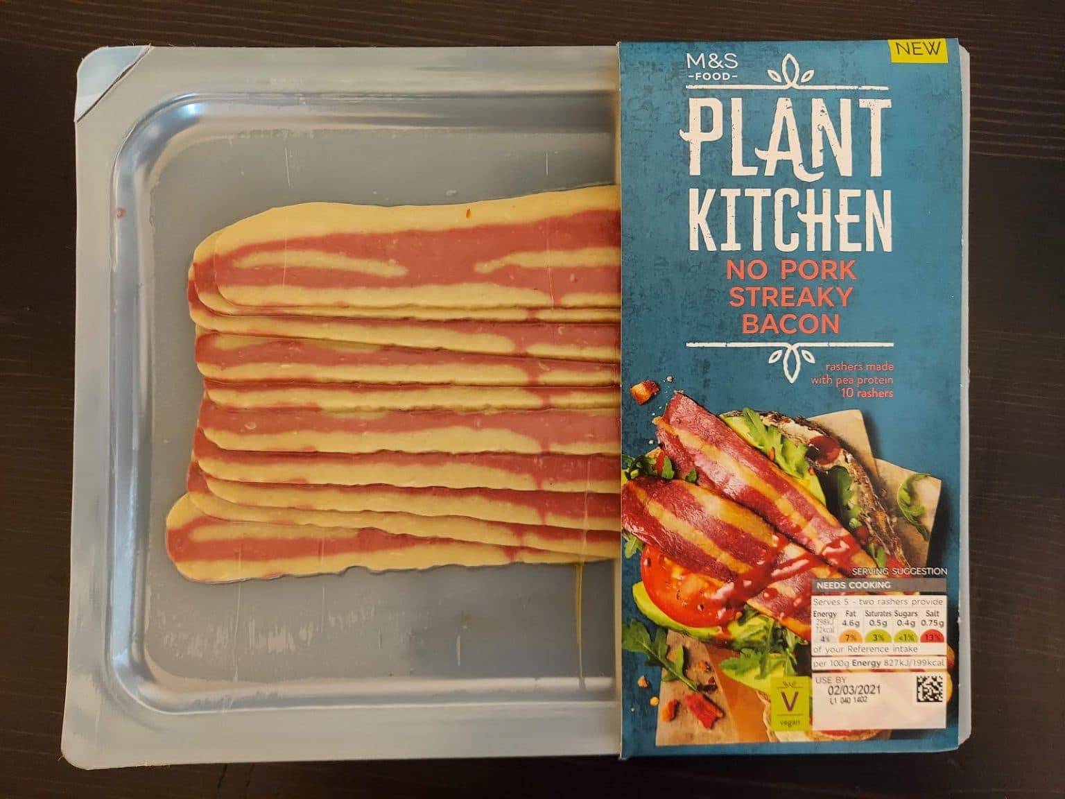 Plant Kitchen – No Pork Streaky Bacon
