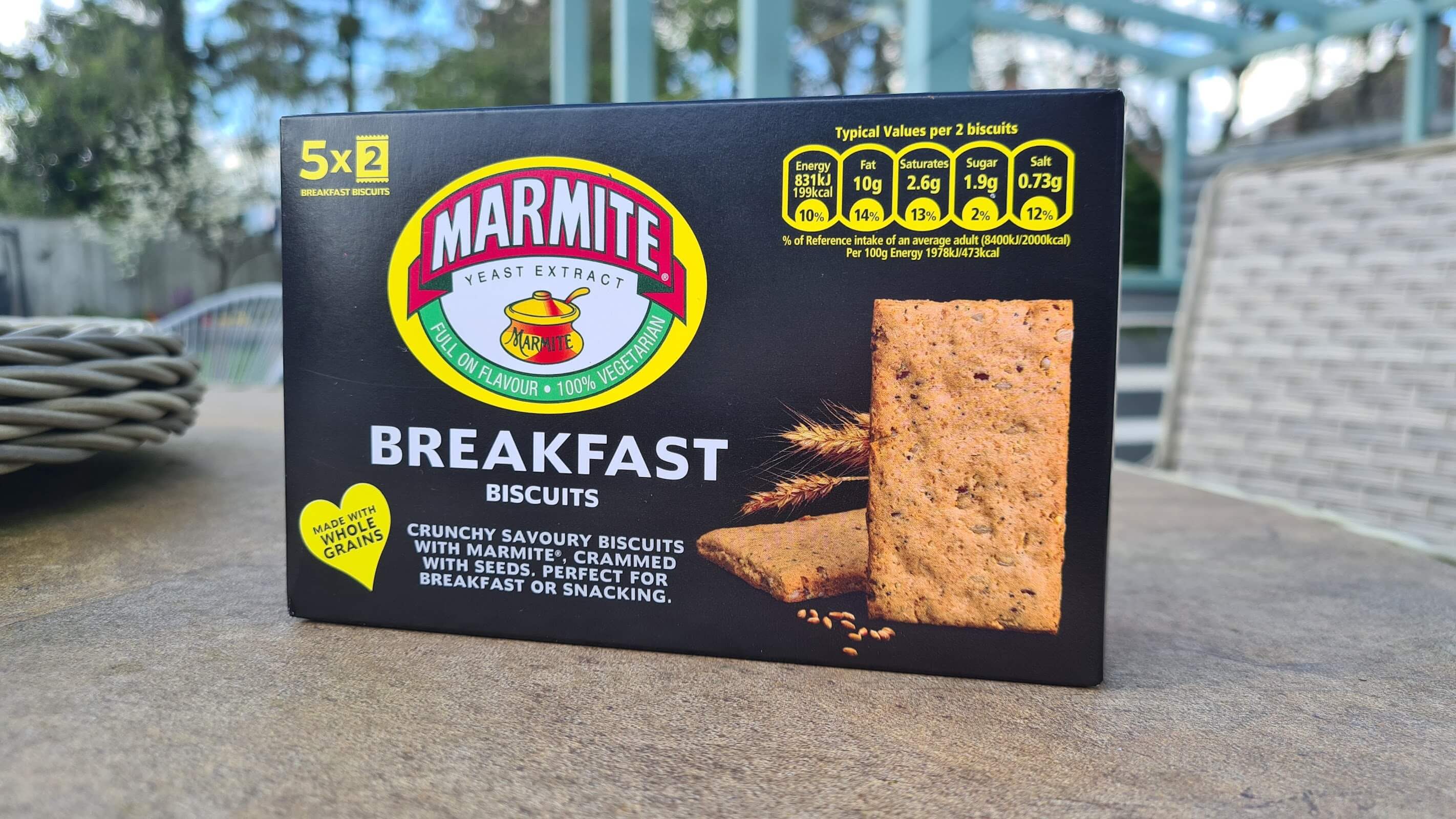 Marmite Breakfast Biscuits